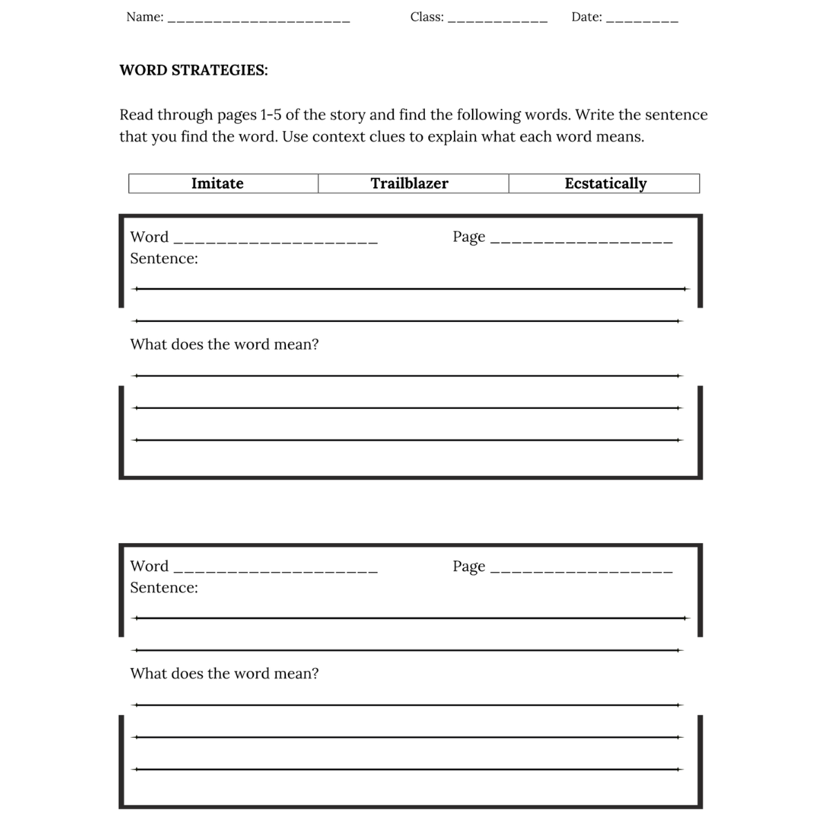 The Trailblazers Project Activity Book
