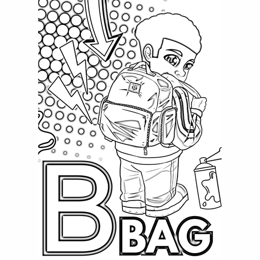 Signs and Letters Coloring Book